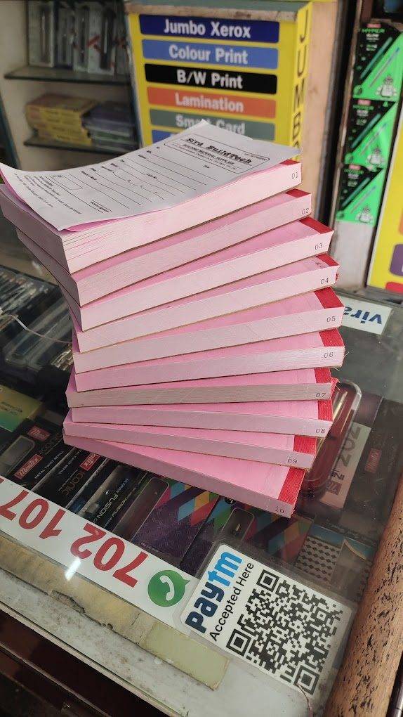 Custom printed billbooks, receipt books, and digital payment setup
